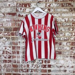"Winning Generation" Vintage Striped Tee shirt L